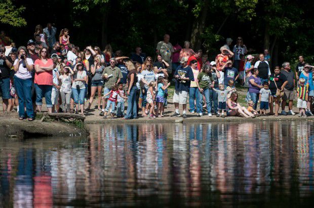Hobart's Dam Duck Race
